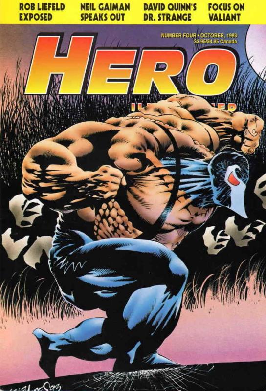 Hero Illustrated #4 VF/NM; Warrior | save on shipping - details inside