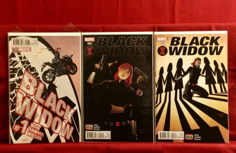 Black Widow Comic Lot 2016 Issues #1-12 NM, and 2014 #'s 1-20 NM 