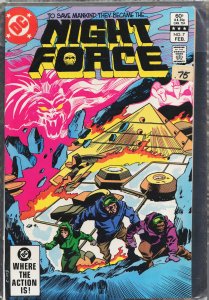 Night Force #7 Direct Edition (1983) Night Force