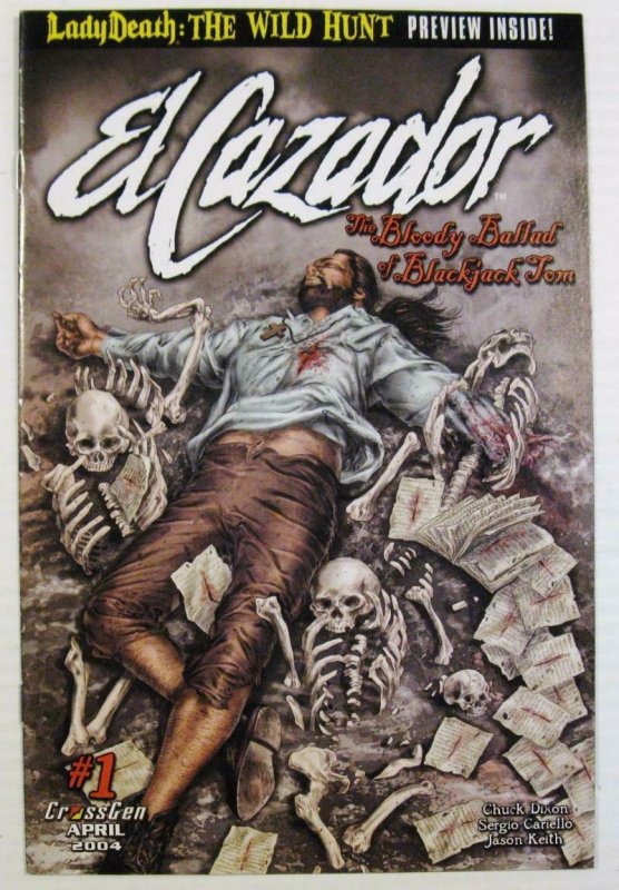 EL CAZADOR  the BLOODY SAGA of BLACKJACK TOM #1, NM, Pirates, 2004, Dixon, Sword