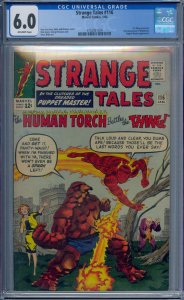 STRANGE TALES #116 CGC 6.0 HUMAN TORCH 1ST THING CROSSOVER PUPPET MASTER