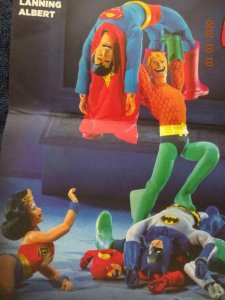 NEW 52 AQUAMAN ROBOT CHICKEN Promo Poster, 11 x 17, 2014 DC Unused 552