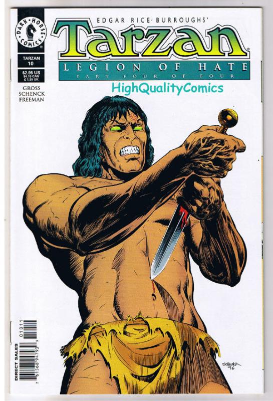 TARZAN #10, NM, Edgar Rice Burroughs, Legion of Hate, 1996, more in store