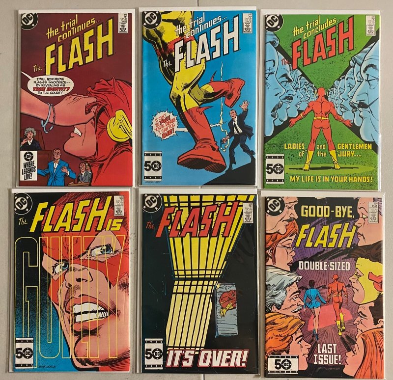 Flash lot #300-350 (last issue) DC (average 6.0 FN) 30 diff (1981-'85)