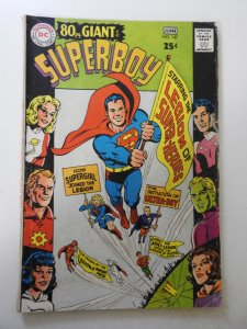 Superboy #147 (1968) FR/GD Condition 3 in spine split, moisture stain