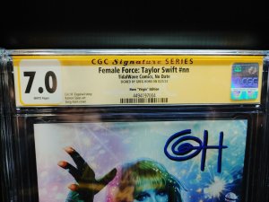Female Force: Taylor Swift Virgin Edition Signed Greg Horn CGC 7.0 Ready to Ship