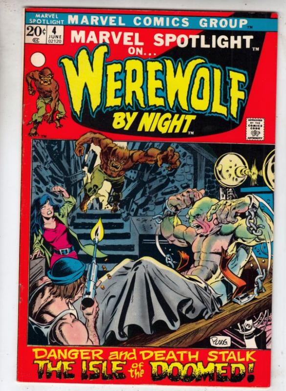 Marvel Spotlight on Werewolf by Night #4 (Jun-72) NM- High-Grade Werewolf