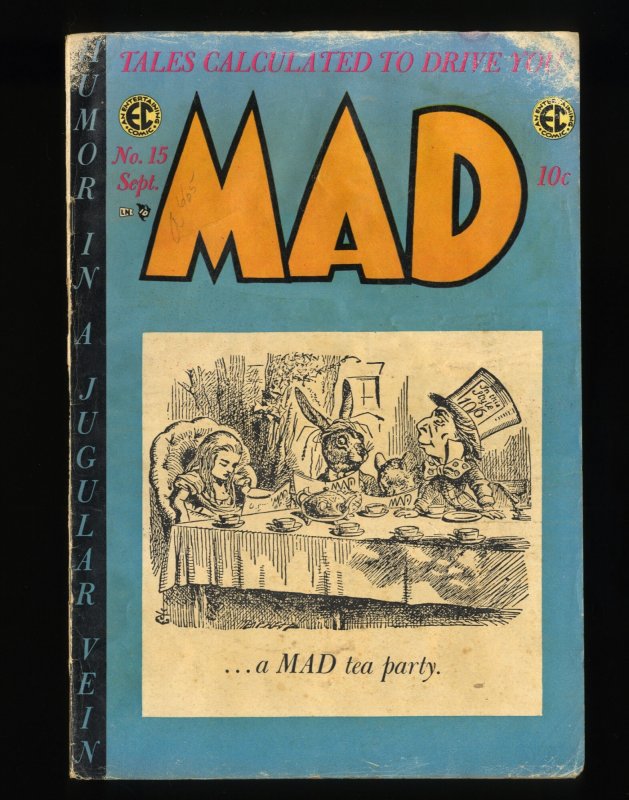 Mad #15 GD- 1.8 Alice in Wonderland!