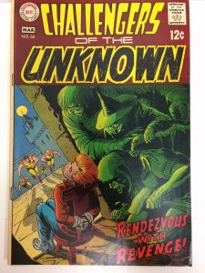 Challengers of the Unknown #66 Comic Book DC 1969