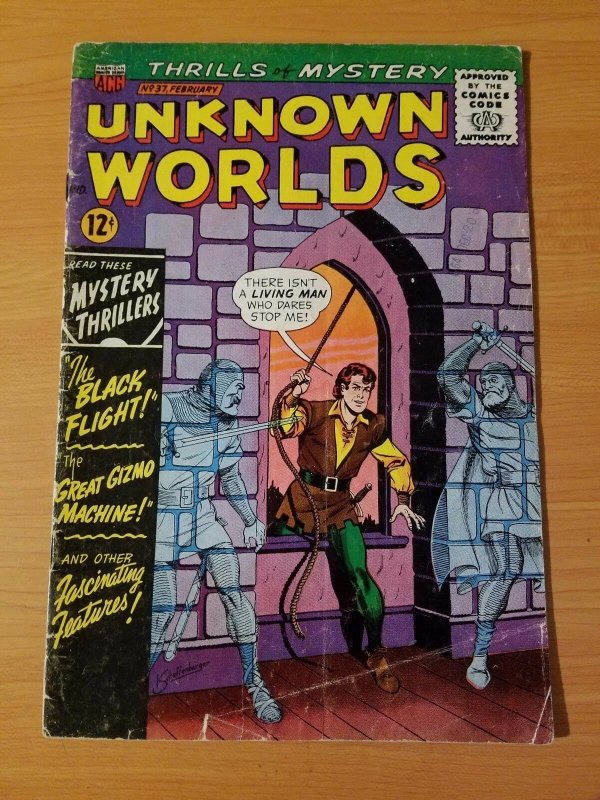 Unknown Worlds #37 ~ FINE FN ~ (1964, ACG Comics)