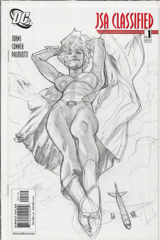 JSA: Classified #1 Second Print Cover (2005) Power Girl