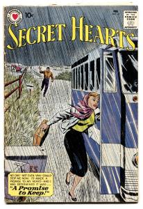 Secret Hearts #61 comic book 1960-DC--fashions-romance-VG