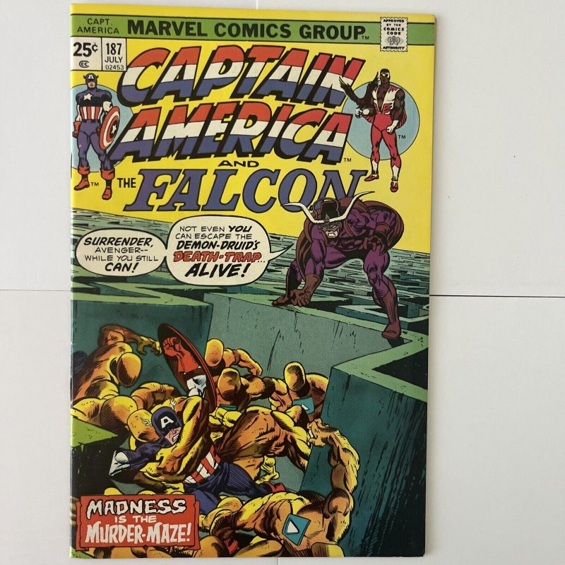 Captain America Lot Of 4: #187, 197, 202, 203. Jack Kirby. Minor ?s