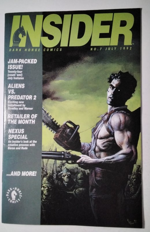 Dark Horse Insider #7 (1992) Dark Horse Comic Book J756