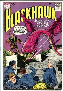 BLACKHAWK #148 1960 DC-Secret of the Flying Serpent VG