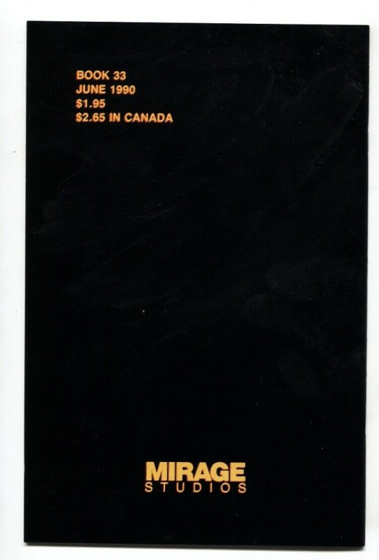 TEENAGE MUTANT NINJA TURTLES #33-Mirage comic book NM-