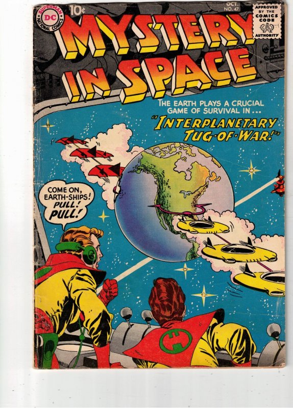 Mystery in Space #47 1958 Mid-High-Grade Silver-Age Sci-Fi Wow! FN/VF Boca CERT!