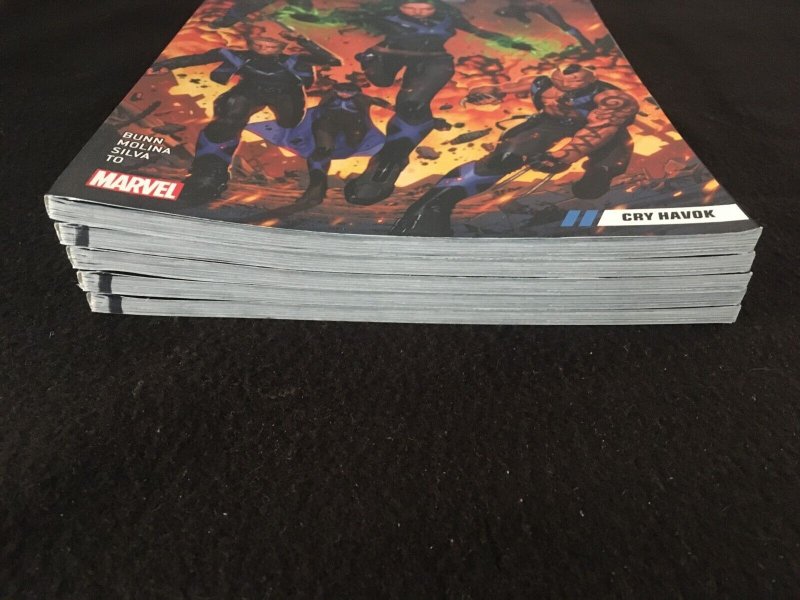 X-MEN BLUE Vol. 4: CRY HAVOK Five Copies, Marvel Trade Paperbacks