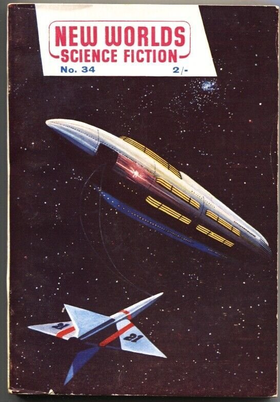 NEW WORLDS-4/1955-BRITISH SCI-FI PULP-STAR SHIP by EC TUBB-JOHN BRUNNER