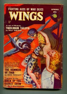 WINGS SPRING 1949-FICTION HOUSE-VG+ 