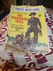 Fawcett Movie Comic #11 Lash LaRue in the Thundering Trail, Fawcett 1951