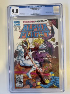 Alpha Flight #111 CGC 9.8 - Infinity War Crossover - Weapon Omega  (1992)