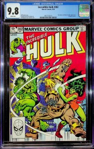 The Incredible Hulk #282 Direct Edition (1983) - CGC 9.8 - Cert#4657732015