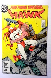 Teen Titans Spotlight (Hawk) #8 (1987) DC Comics 1st Print Comic Book