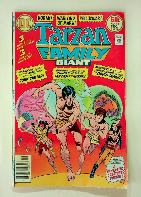 Tarzan Family Giant #66 (Nov-Dec 1976, DC) - Good+