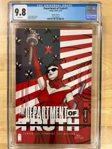 The Department of Truth #1 Cover D (2020) CGC 9.8