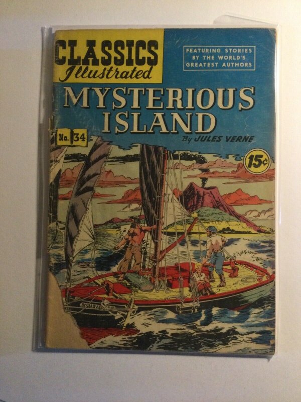 Classics Illustrated 34 Missing Back Cover Gilberton Company