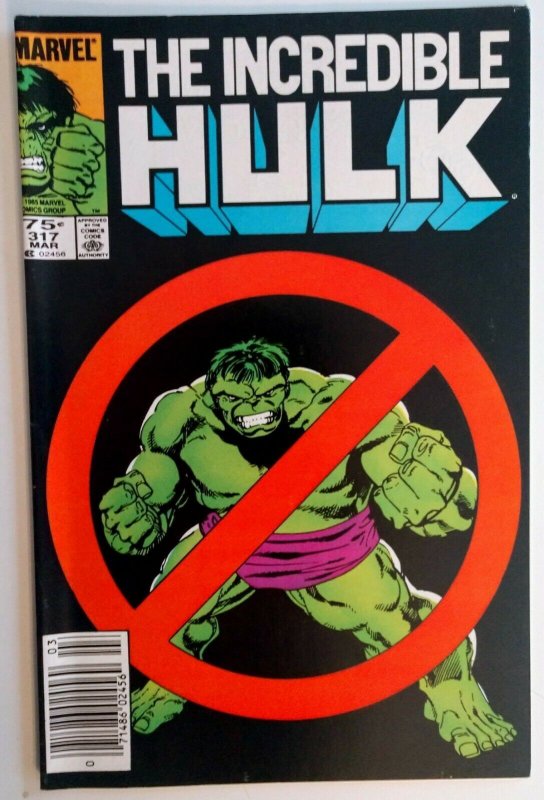 Incredible Hulk #317, NEWSSTAND, 1st team app of the second Hulk Busters