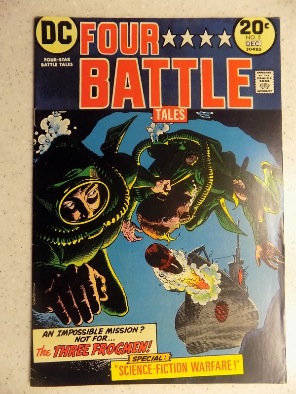 FOUR BATTLE TALES # 5 DC WAR ACTION ADVENTURE