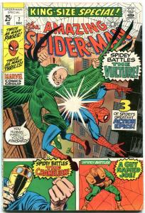 AMAZING SPIDER-MAN ANNUAL #7 1970-VULTURE-Chameleon-very good VG