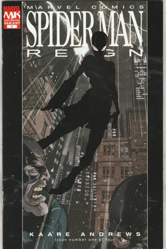 Spider-Man: Reign #1 Second Print Variant Cover (2006)