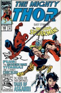 Thor #448 (1966 v1) Spider-Man VF