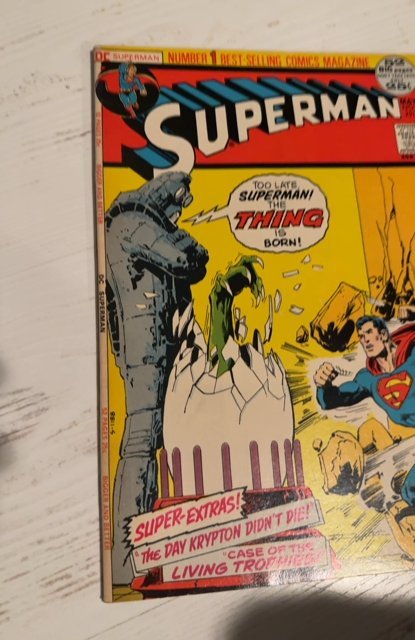 Superman #251 (1972)the thing is born fn/Vf
