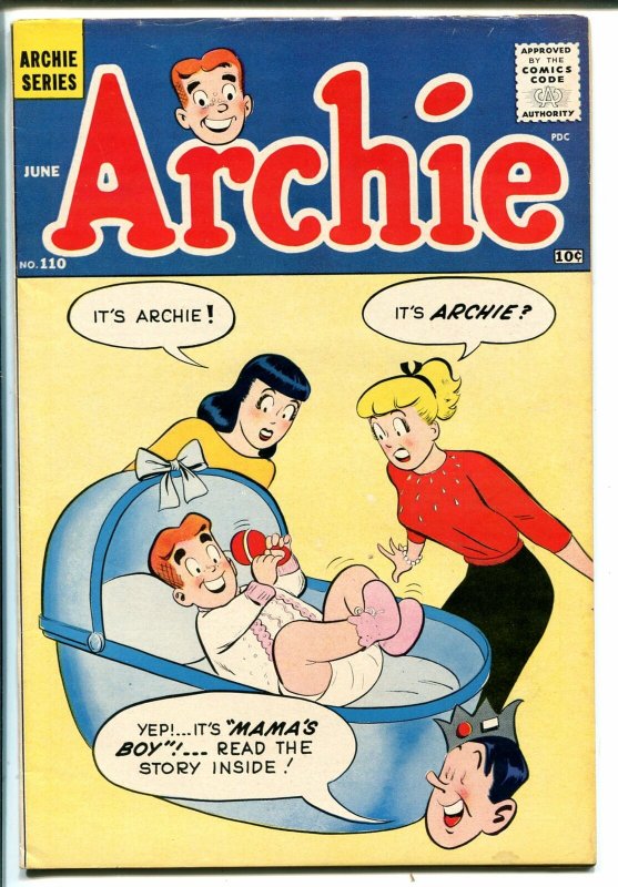 Archie #110 1960-MLJ-Betty-Veronica-high grade copy-VF 