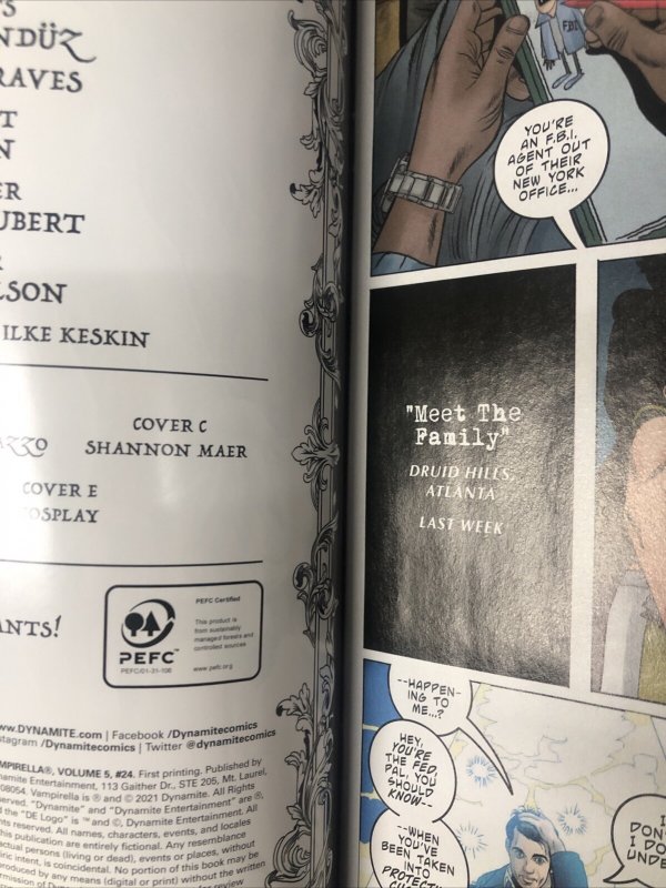 Vampirella (2021) # 24 Variant (NM) Dynamite Entertainment • Christopher Priest