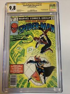 Amazing Spider-Man Annual (1980) # 14 (CGC 9.8 SS) Signed Miller | Newsstand !