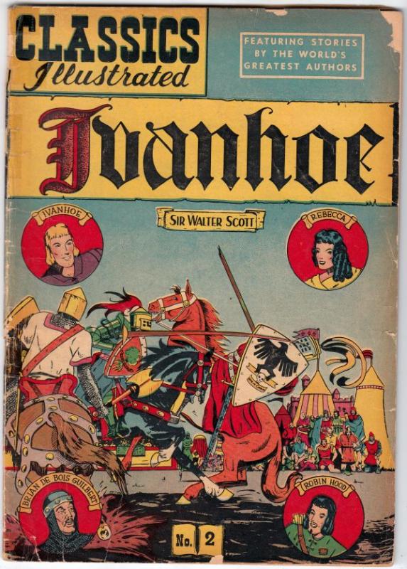 Classics Illustrated #2 (Dec-69) GD Mid-Grade Ivanhoe