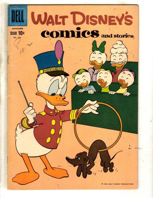 Walt Disney's Comics & Stories # 230 FN Dell Golden Age Comic Book JL19