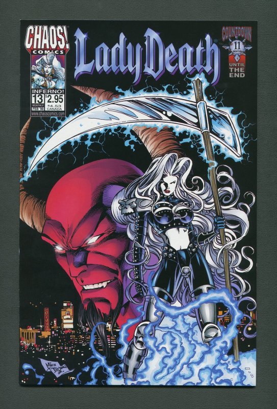 Lady Death #13 (Inferno)  /  9.6 NM - 9.8 NM-MT  /  February  1999