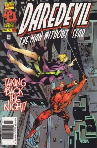 Daredevil #364 (Newsstand) VF ; Marvel | Falling Cover