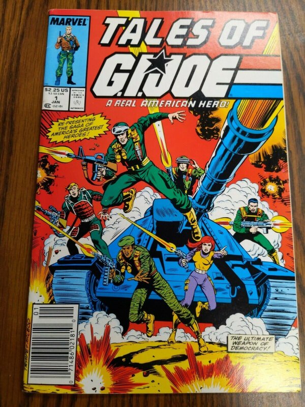 Marvel Comics Tales of G.I. Joe #1.  Newsstand.  VF+