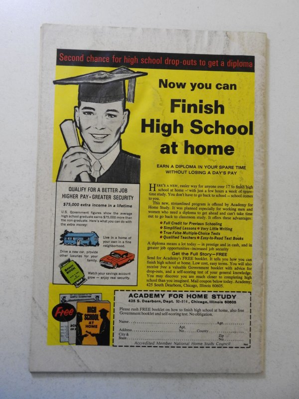 Iron Man #15 (1969) GD/VG Condition moisture damage