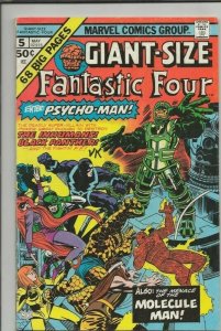 Giant Size Fantastic Four #5 ORIGINAL Vintage 1975 Marvel Comics