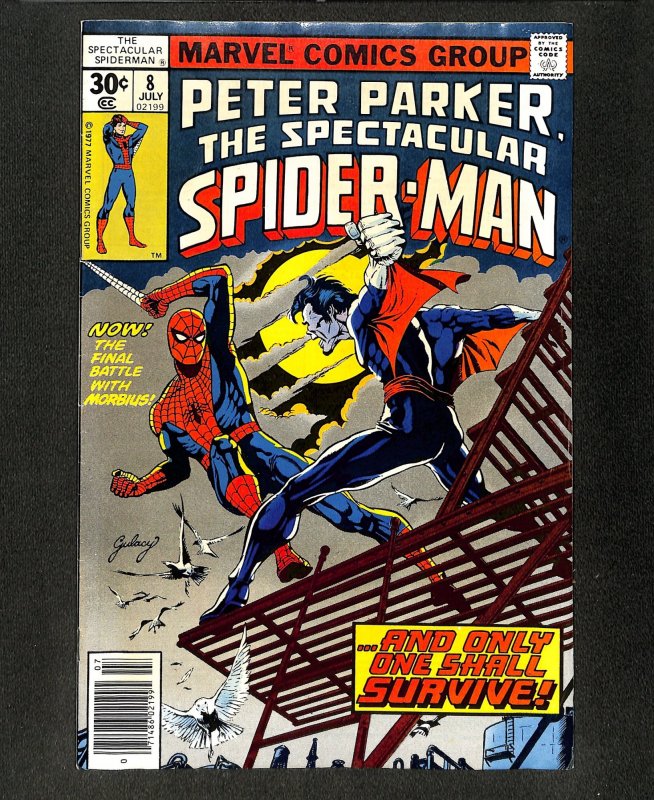 Spectacular Spider-Man #8 Morbius Appearance!