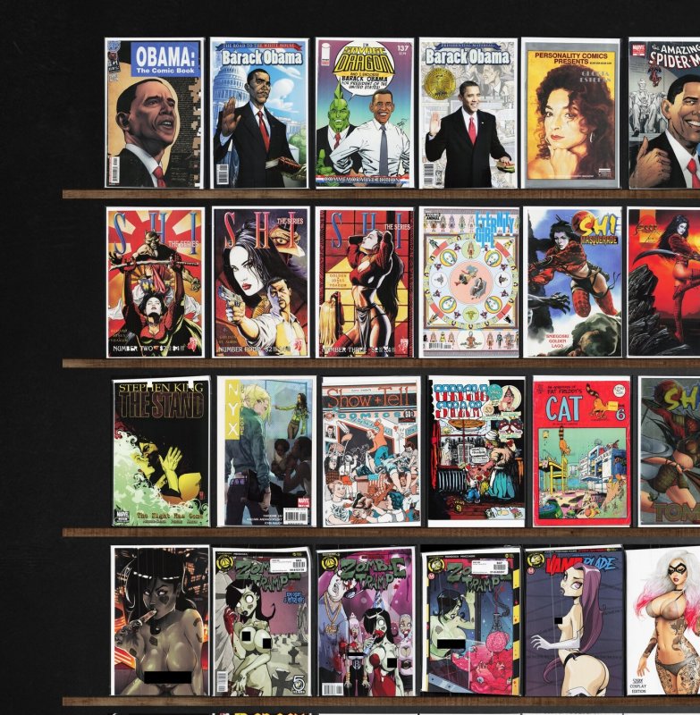 Huge Lot 150+ Comics with Moonshine, Motor Crush, Shi: The Series & More!