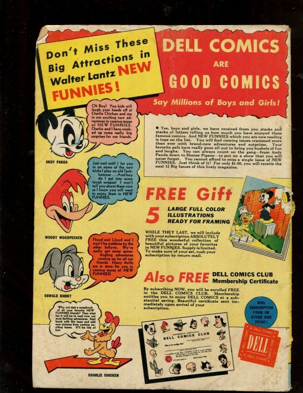 WALTER LANTZ NEW FUNNIES #170 (3.5)  ANDY PANDA